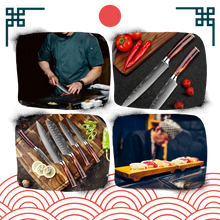 Carica l&#39;immagine nel visualizzatore di Gallery, Coltelli giapponesi della serie Terra di fuoco - Ozerty
