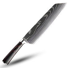 Carica l&#39;immagine nel visualizzatore di Gallery, Coltello giapponese in legno Forest Pakkawood -Coltello Kiritsuke 20 cm - Ozerty
