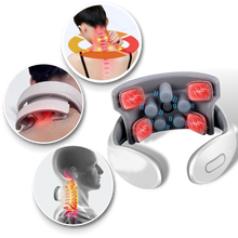 Carica l&#39;immagine nel visualizzatore di Gallery, Massaggiatore per collo e spalle a quattro teste - Ozerty
