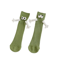 Carica l&#39;immagine nel visualizzatore di Gallery, Divertenti calzini con mani magnetiche -Verde/Taglia unica - Ozerty
