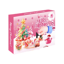 Carica l&#39;immagine nel visualizzatore di Gallery, Calendario delle anatre dell&#39;Avvento per Halloween e Natale -Anatre rosa di Natale - Ozerty
