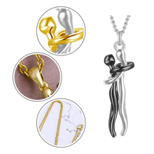 Carica l&#39;immagine nel visualizzatore di Gallery, Collana per coppia Abbraccio d&#39;Amore - Ozerty
