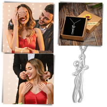 Carica l&#39;immagine nel visualizzatore di Gallery, Collana per coppia Abbraccio d&#39;Amore - Ozerty
