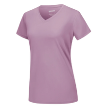 Carica l&#39;immagine nel visualizzatore di Gallery, Maglia con scollo a V a raffreddamento istantaneo da donna -Grigio Viola - Ozerty
