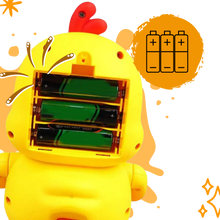 Carica l&#39;immagine nel visualizzatore di Gallery, Giocattolo interattivo con anatra danzante illuminata - Ozerty
