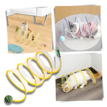 Carica l'immagine nel visualizzatore di Gallery, Tunnel interattivo compatto per gatti - Ozerty
