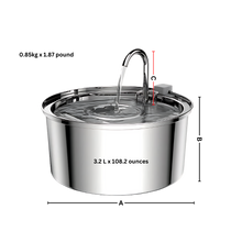 Carica l&#39;immagine nel visualizzatore di Gallery, Fontana per gatti di grande capacità - Ozerty
