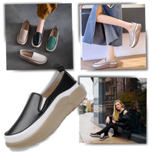 Carica l&#39;immagine nel visualizzatore di Gallery, Mocassini con piattaforma leggera e morbida - Ozerty
