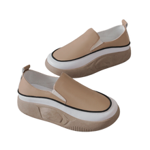 Carica l&#39;immagine nel visualizzatore di Gallery, Mocassini con piattaforma leggera e morbida -Cachi/EU35Cachi/EU36Cachi/EU37Cachi/EU38Cachi/EU39Cachi/EU40 - Ozerty
