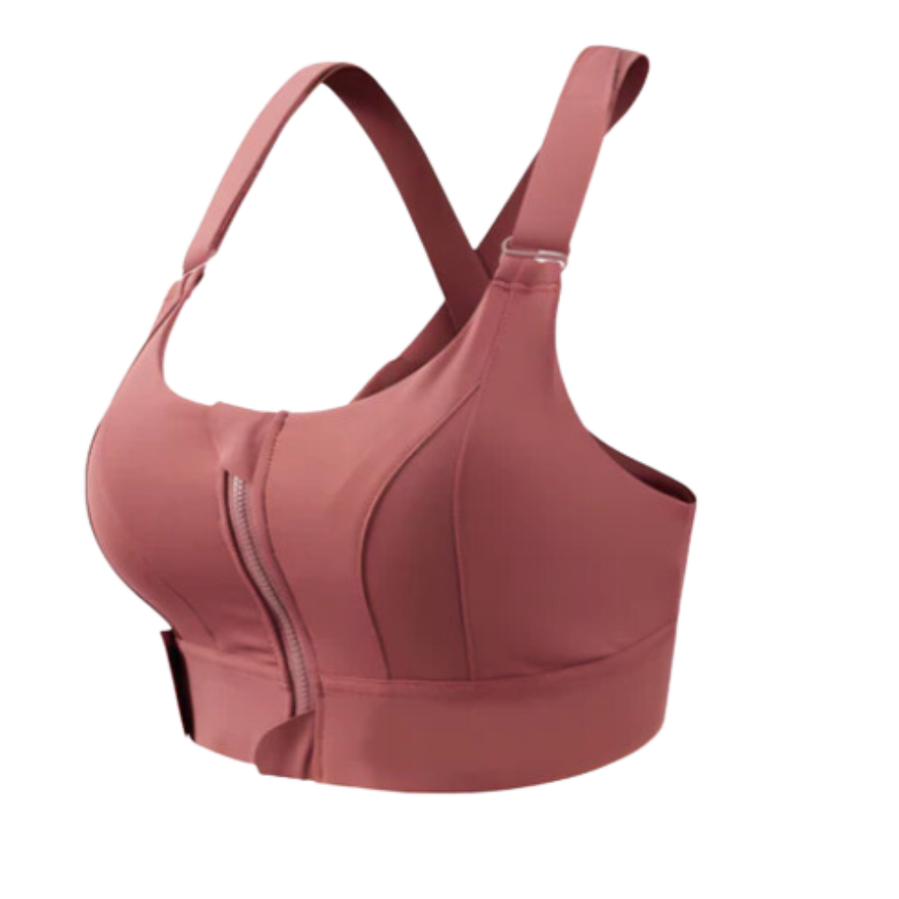Reggiseno Sportivo Racerback a Massimo Supporto -Rosso mattone/SRosso mattone/MRosso mattone/LRosso mattone/XLRosso mattone/2XLRosso mattone/3XLRosso mattone/4XLRosso mattone/5XL - Ozerty