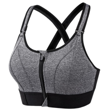 Carica l&#39;immagine nel visualizzatore di Gallery, Reggiseno Sportivo Racerback a Massimo Supporto -Grigio/SGrigio/MGrigio/LGrigio/XLGrigio/2XLGrigio/3XLGrigio/4XLGrigio/5XL - Ozerty
