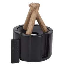 Carica l&#39;immagine nel visualizzatore di Gallery, Diffusore di Oli Essenziali a Forma di Falò -Nero - Ozerty
