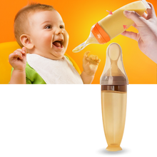 Carica l&#39;immagine nel visualizzatore di Gallery, Biberon anti-perdita con cucchiaio in silicone - Ozerty

