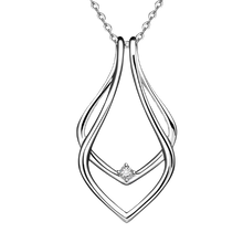 Carica l&#39;immagine nel visualizzatore di Gallery, Ciondolo Porta Anelli Minimalista -Argento - Ozerty
