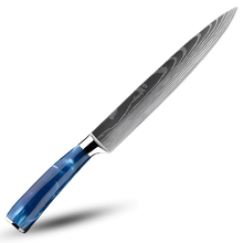 Carica l&#39;immagine nel visualizzatore di Gallery, Coltelli giapponesi Blu Oceano -Sujihiki - Coltello per affettare 19 cm - Ozerty
