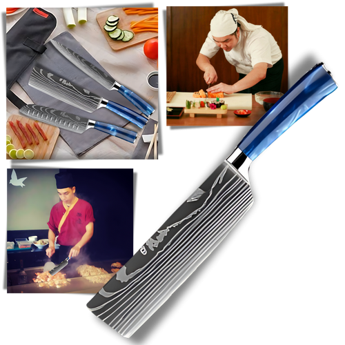 Coltelli giapponesi Blu Oceano - Ozerty