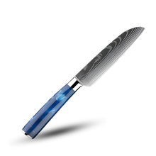 Carica l&#39;immagine nel visualizzatore di Gallery, Coltelli giapponesi Blu Oceano -Coltello Santoku 12,5 cm - Ozerty
