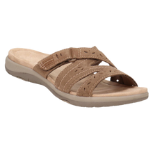 Carica l&#39;immagine nel visualizzatore di Gallery, Sandali con Punta Aperta e Soletta Ortopedica -Marrone - Ozerty
