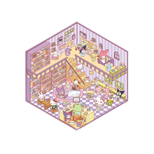 Carica l&#39;immagine nel visualizzatore di Gallery, Adesivi Racconti Pastello per la Casa -Casa viola - Ozerty
