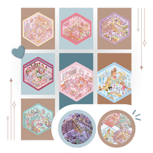 Carica l&#39;immagine nel visualizzatore di Gallery, Adesivi Racconti Pastello per la Casa - Ozerty
