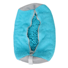 Carica l&#39;immagine nel visualizzatore di Gallery, Borsa per il Lavaggio delle Scarpe in Poliestere -Blu e grigio - Ozerty
