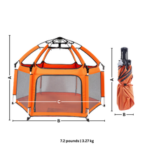 Carica l&#39;immagine nel visualizzatore di Gallery, Box per bambini a rete pop-up - Ozerty
