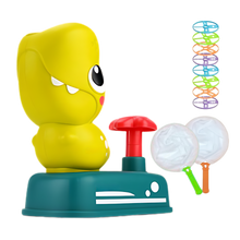 Carica l&#39;immagine nel visualizzatore di Gallery, Giocattolo Disco Volante Portatile Facile da Lanciare -Verde dinosauro - Ozerty
