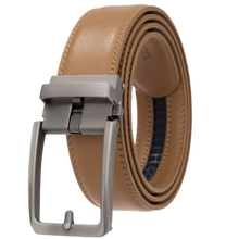 Carica l&#39;immagine nel visualizzatore di Gallery, Cintura in Pelle Senza Fori -Cammello - Ozerty
