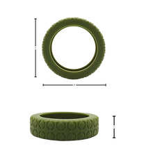 Carica l&#39;immagine nel visualizzatore di Gallery, Protezioni in Silicone per Rotelle di Valigia - Ozerty
