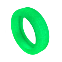 Carica l&#39;immagine nel visualizzatore di Gallery, Protezioni in Silicone per Rotelle di Valigia -Verde incandescente - Ozerty
