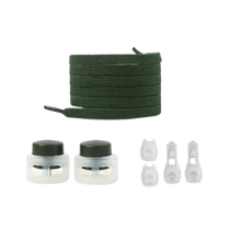 Carica l&#39;immagine nel visualizzatore di Gallery, Lacci di chiusura sicuri e alla moda -Verde Esercito - Ozerty
