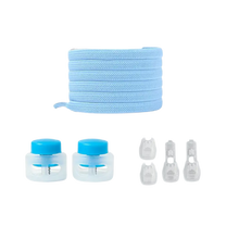 Carica l&#39;immagine nel visualizzatore di Gallery, Lacci di chiusura sicuri e alla moda -Azzurro - Ozerty
