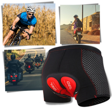 Carica l&#39;immagine nel visualizzatore di Gallery, Pantaloncino da bici imbottito senza cuciture - Ozerty
