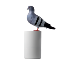 Carica l&#39;immagine nel visualizzatore di Gallery, Distributore di Sapone con Sensore e Forma a Piccione -Nero - Ozerty
