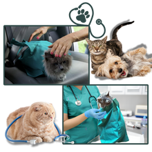 Carica l&#39;immagine nel visualizzatore di Gallery, Borsa da viaggio per gatti Viaggio Sereno - Ozerty
