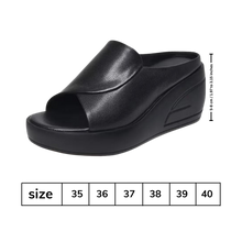 Carica l&#39;immagine nel visualizzatore di Gallery, Sandali ortopedici con tacco ad assorbimento d&#39;urto - Ozerty
