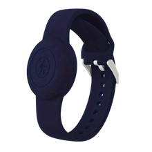 Carica l&#39;immagine nel visualizzatore di Gallery, Orologio in Silicone per AirTag -Blu scuro - Ozerty
