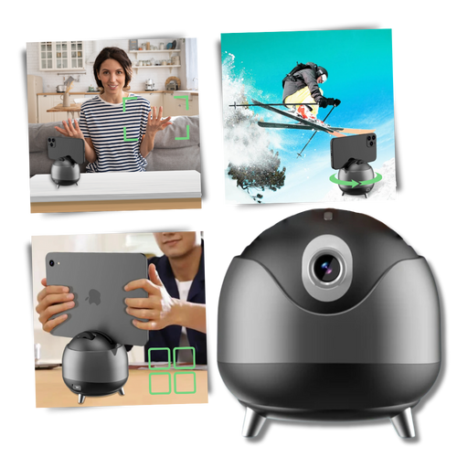 Gimbal intelligente con tracciamento automatico a 360 - Ozerty