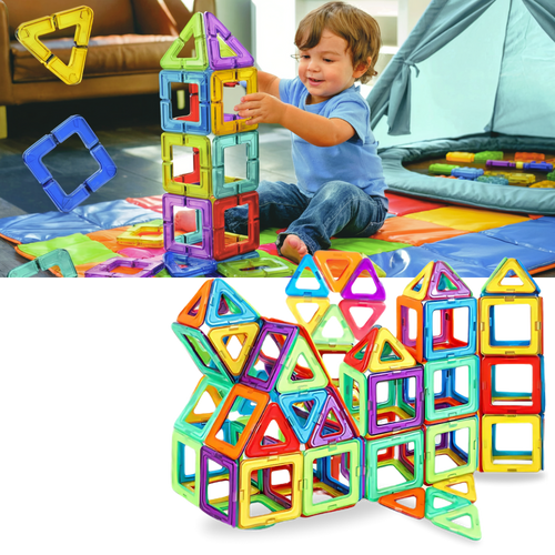 Blocchi Magnetici Scatta e Costruisci - Ozerty