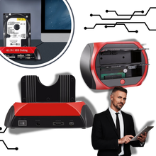 Carica l&#39;immagine nel visualizzatore di Gallery, Gestione semplificata dei dati HBD Docking Station - Ozerty
