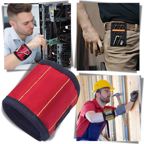 Polsini magnetici in forte tessuto Oxford - Ozerty