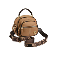 Carica l&#39;immagine nel visualizzatore di Gallery, Borsa a tracolla vegana senza tempo -Cachi - Ozerty
