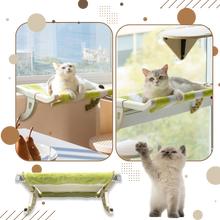 Carica l&#39;immagine nel visualizzatore di Gallery, Amaca da Finestra per Gatti Installazione senza Attrezzi - Ozerty
