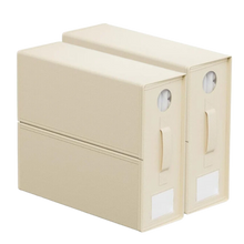 Carica l&#39;immagine nel visualizzatore di Gallery, Organizzatore a Cubo con Apertura Trasparente -Beige - Ozerty
