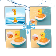 Carica l&#39;immagine nel visualizzatore di Gallery, Giocattolo da bagno a triplo spruzzo con anatre - Ozerty
