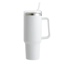 Carica l'immagine nel visualizzatore di Gallery, Tazza per auto di grande capacità con manico -Bianco - Ozerty
