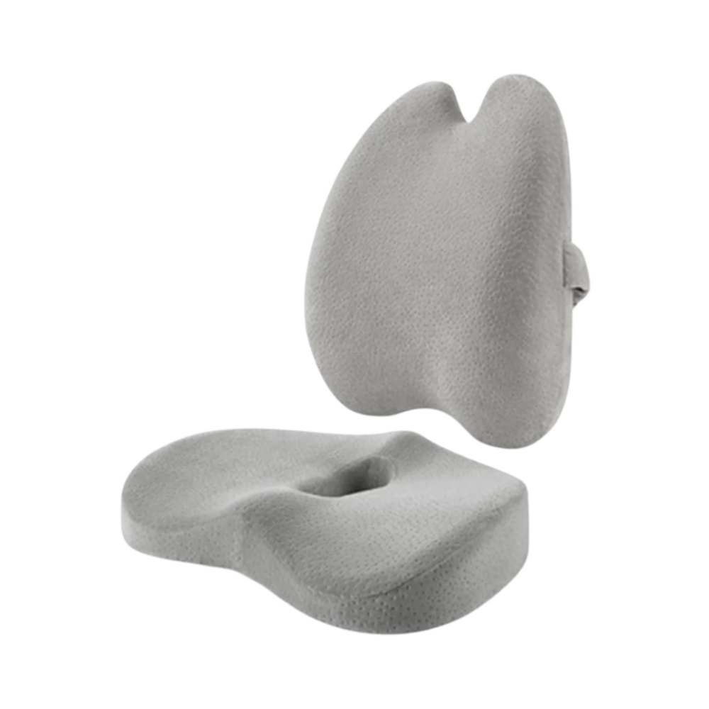 Cuscino in Memory Foam ultra-confortevole -Grigio - Ozerty