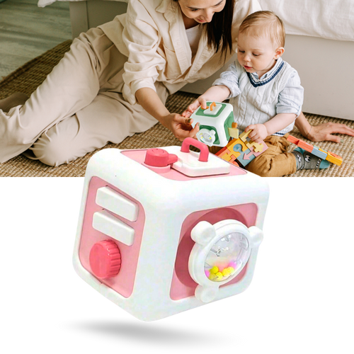 Cubo giocattolo sensoriale 6 in 1 - Ozerty