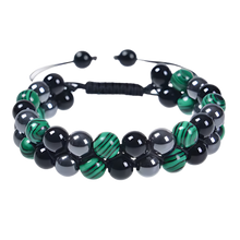 Carica l&#39;immagine nel visualizzatore di Gallery, Bracciale di protezione resistente all&#39;acqua -Oscurità di smeraldo - Ozerty
