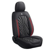 Carica l&#39;immagine nel visualizzatore di Gallery, Protezione impermeabile per sedili auto -Nero con linea rossa - Ozerty
